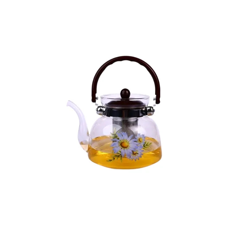 TETERA DE VIDRIO CON INFUSOR 1.1 LITROS