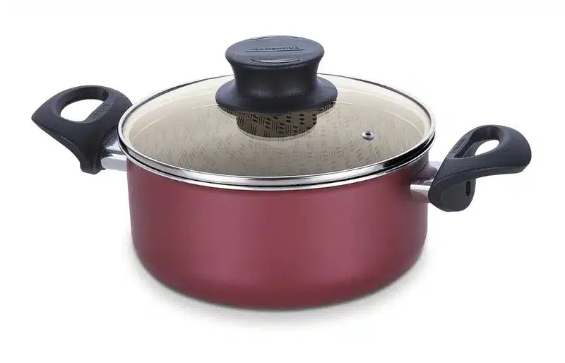 CACEROLA 28 CM PARIS ROJA TRAMONTINA