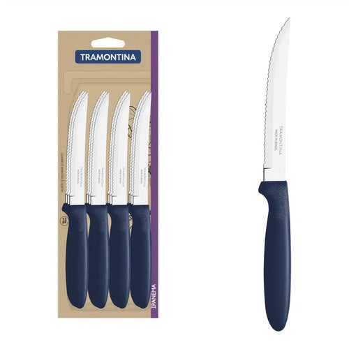 CUCHILLO DE MESA IPANEMA AZUL TRAMONTINA X 12