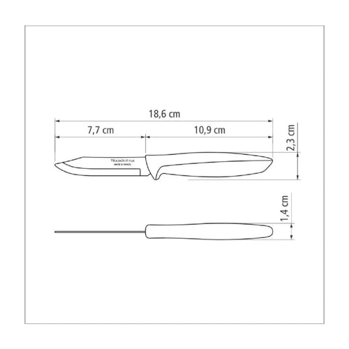 CUCHILLO DE LEGUMBRES 3¨ PLENUS TRAMONTINA
