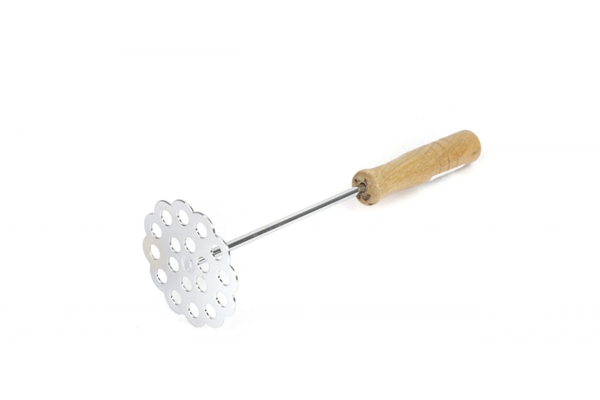 PURETERA FLOR METAL MANGO DE MADERA