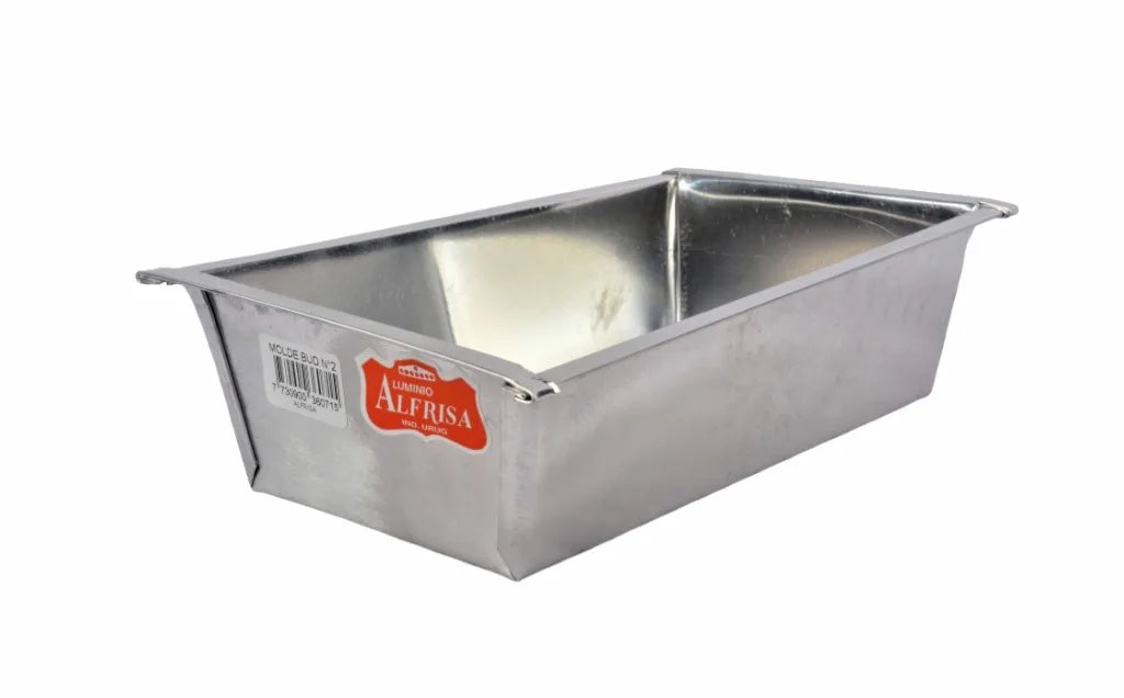 MOLDE DE BUDÍN INGLES N° 3 ALUMINIO 26 X 11.5 CM