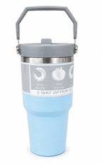 VASO TÉRMICO 600 ML CON SORBETE Y MANIJA
