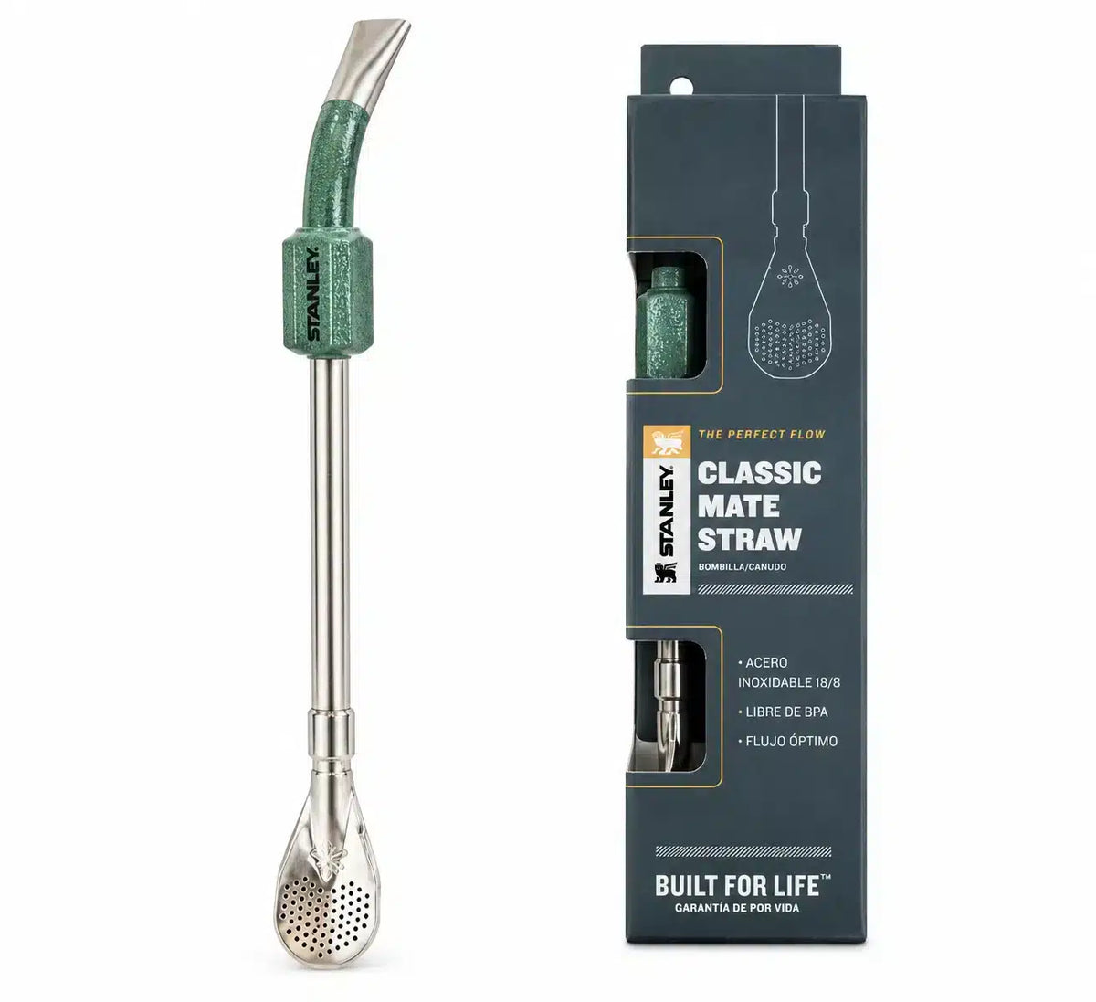 Bombilla Stanley Con Difusor Y Paleta Verde