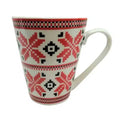TAZA CÓNICA DECORADA 10 X 9 CM