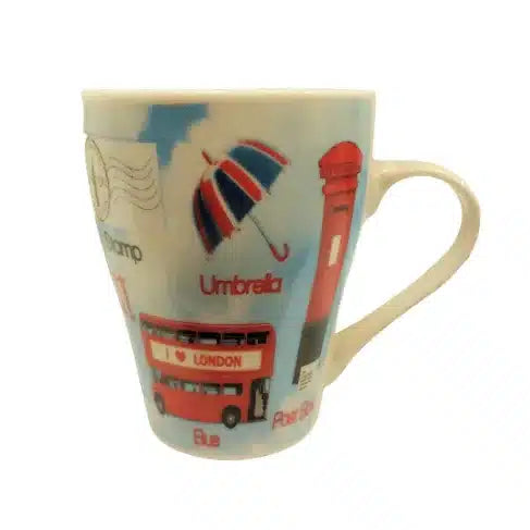 TAZA LONDON CONICA CURVA 11 X 9 CM