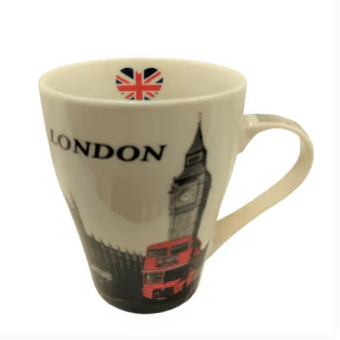 TAZA LONDON CONICA CURVA 11 X 9 CM