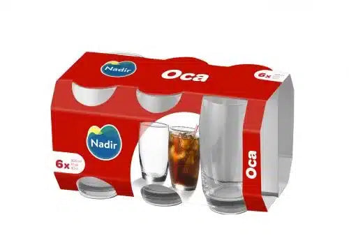 VASO OCA REFRESCO 400 ML X 6 NADIR