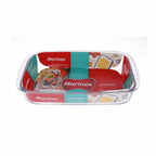 ASADERA RECTANGULAR HONDA 1.600 ML DE VIDRIO