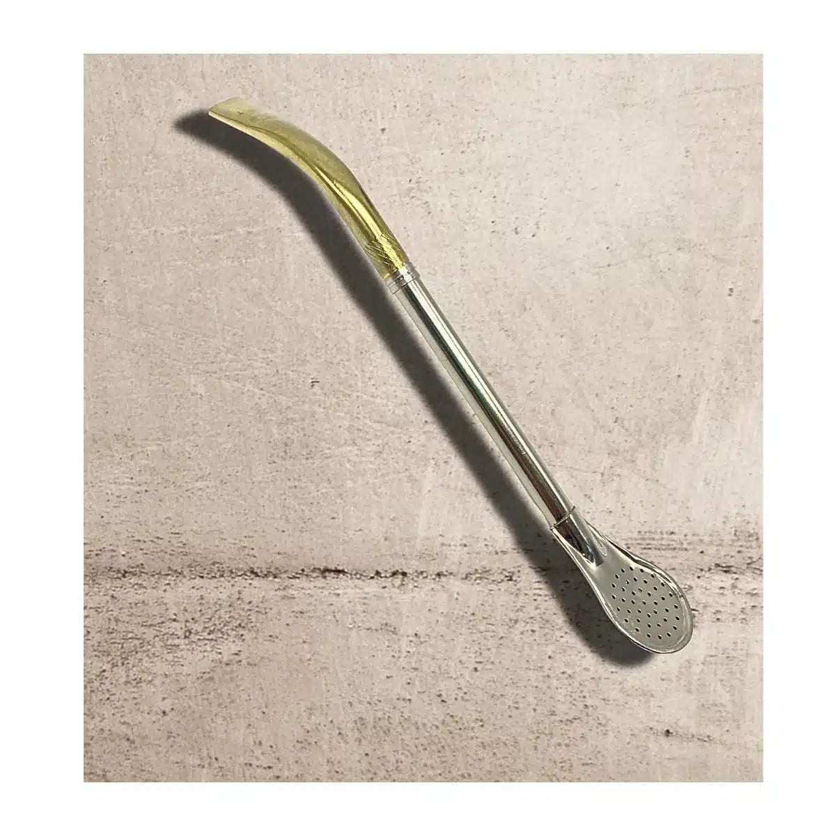 BOMBILLA INOX 18 CM BOQUILLA COLOR PICO LORO