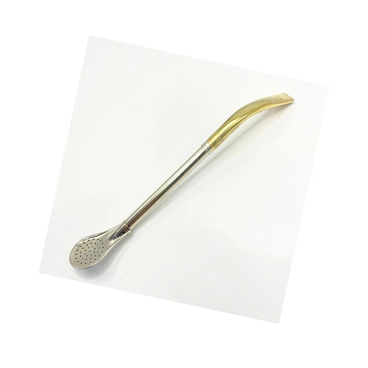BOMBILLA INOX 18 CM BOQUILLA COLOR PICO LORO