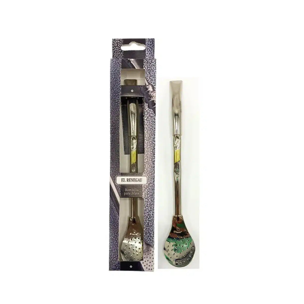 BOMBILLA CON TARJETA PICO LORO ARTESANAL