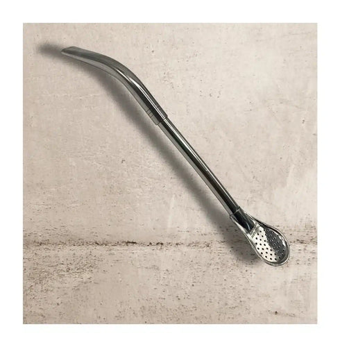 BOMBILLA ACERO INOX GRABADA PICO LORO