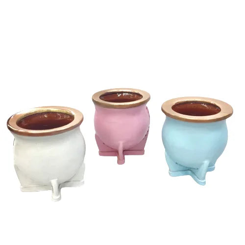 MATE DE CERÁMICA FORRADO COLOR PASTEL