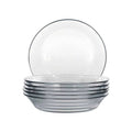 PLATO HONDO TRANSPARENTE 22 CM ASTRAL