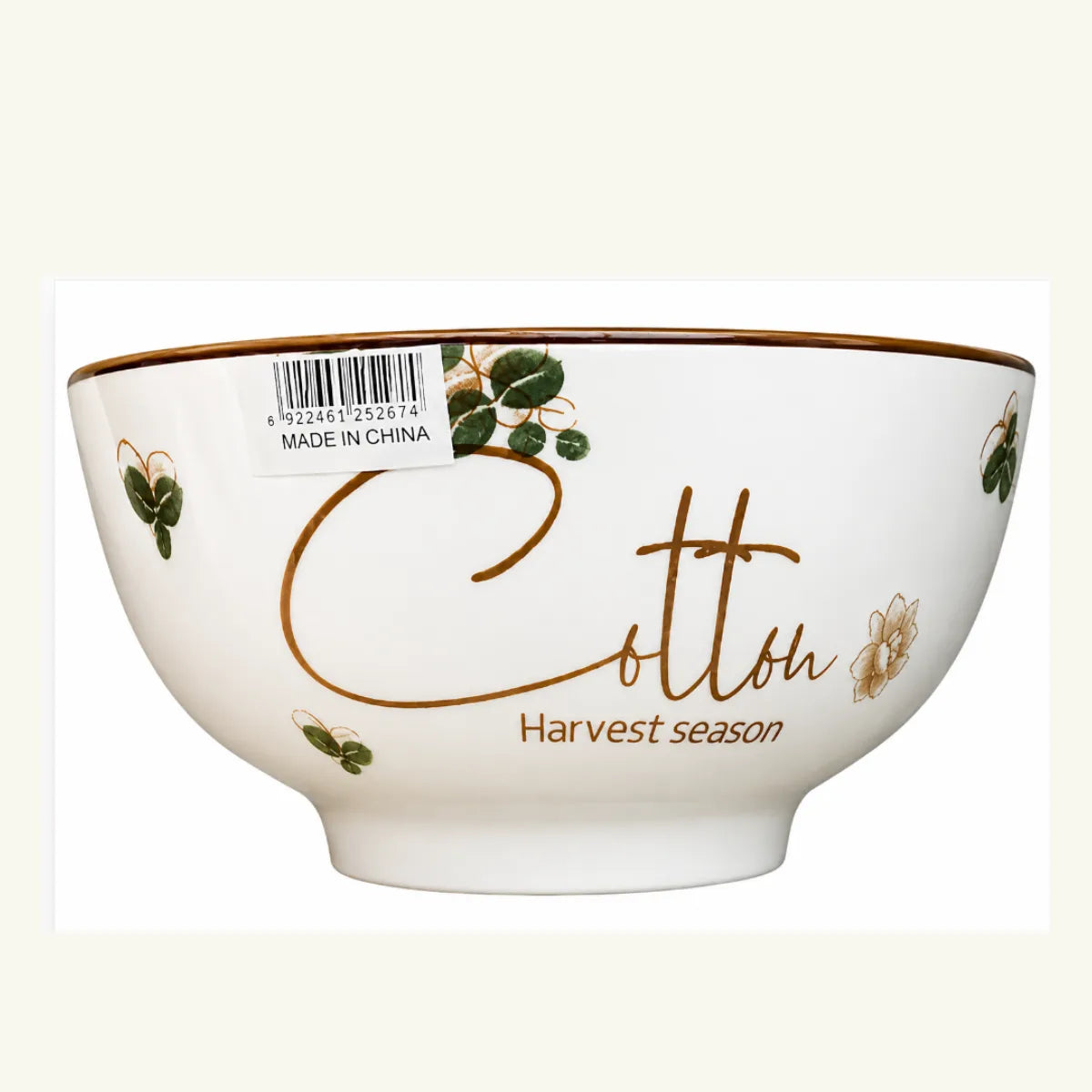Bowl Cerámica Decorado Cotton