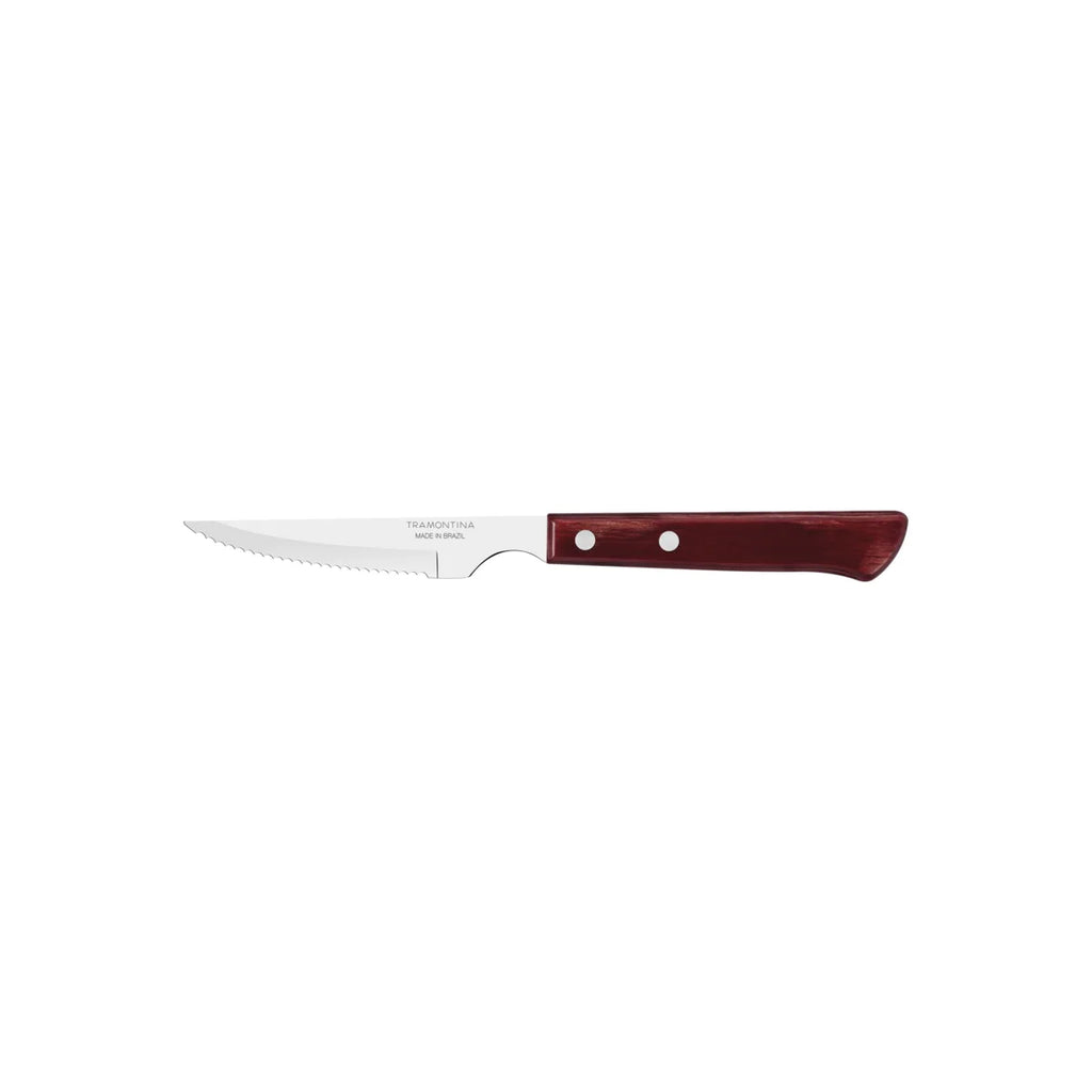 CUCHILLO CHULETERO ROJO POLYWOOD TRAMONTINA
