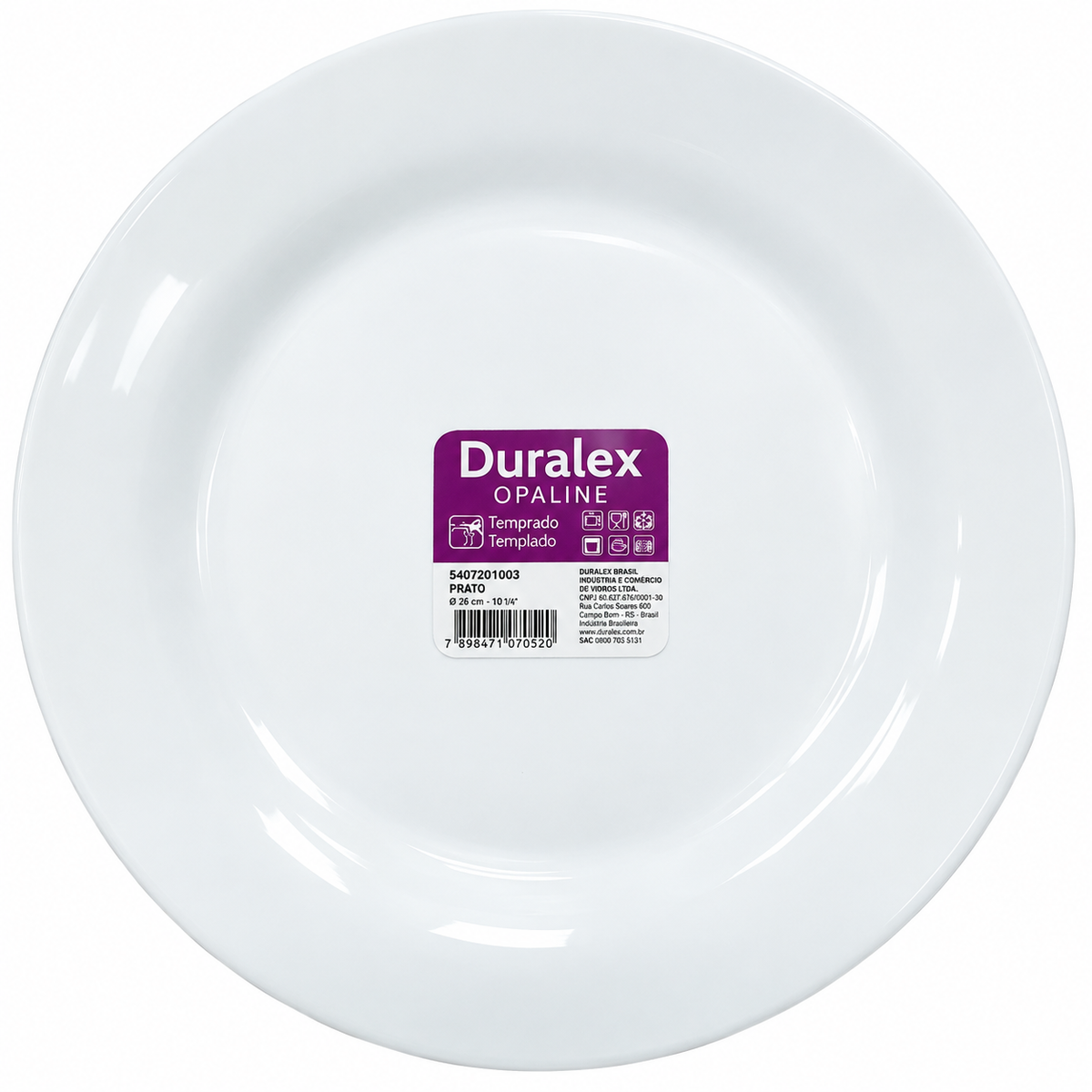 Plato Postre 19 cm Opaline Menú Duralex