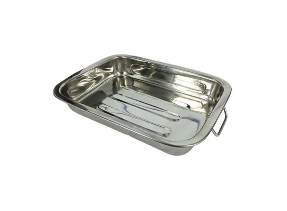 ASADERA 32 X 25 ACERO INOX CON ASAS