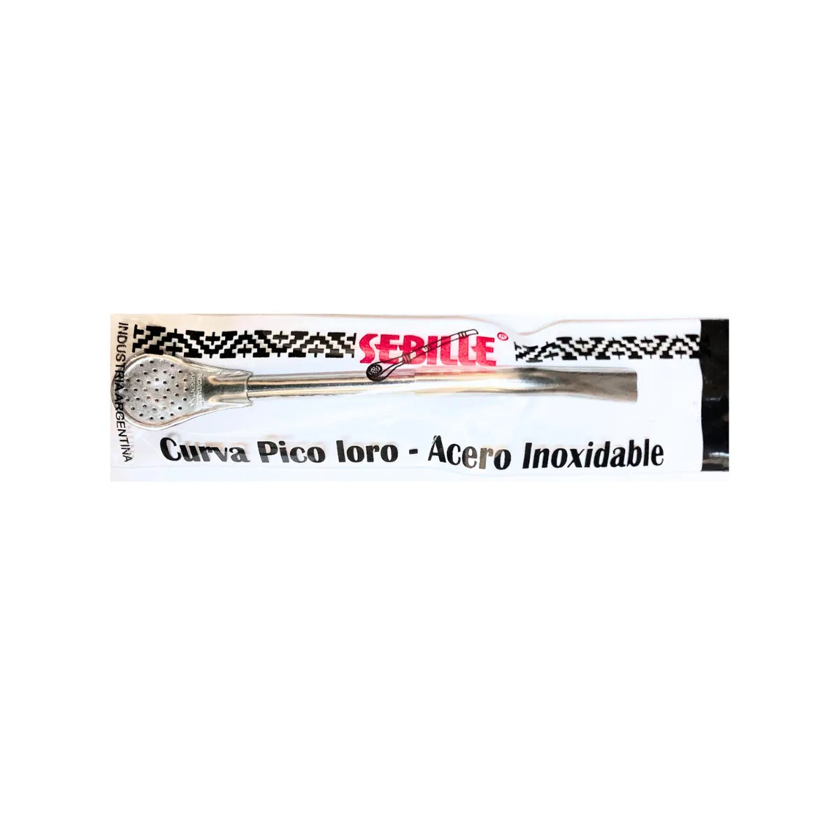 BOMBILLA INOX LISA PICO LORO