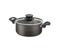 CACEROLA PARIS NEGRO 26CM CON ASAS TRAMONTINA