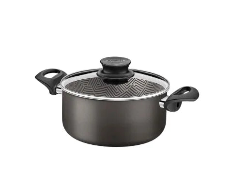 CACEROLA PARIS NEGRO 26CM CON ASAS TRAMONTINA
