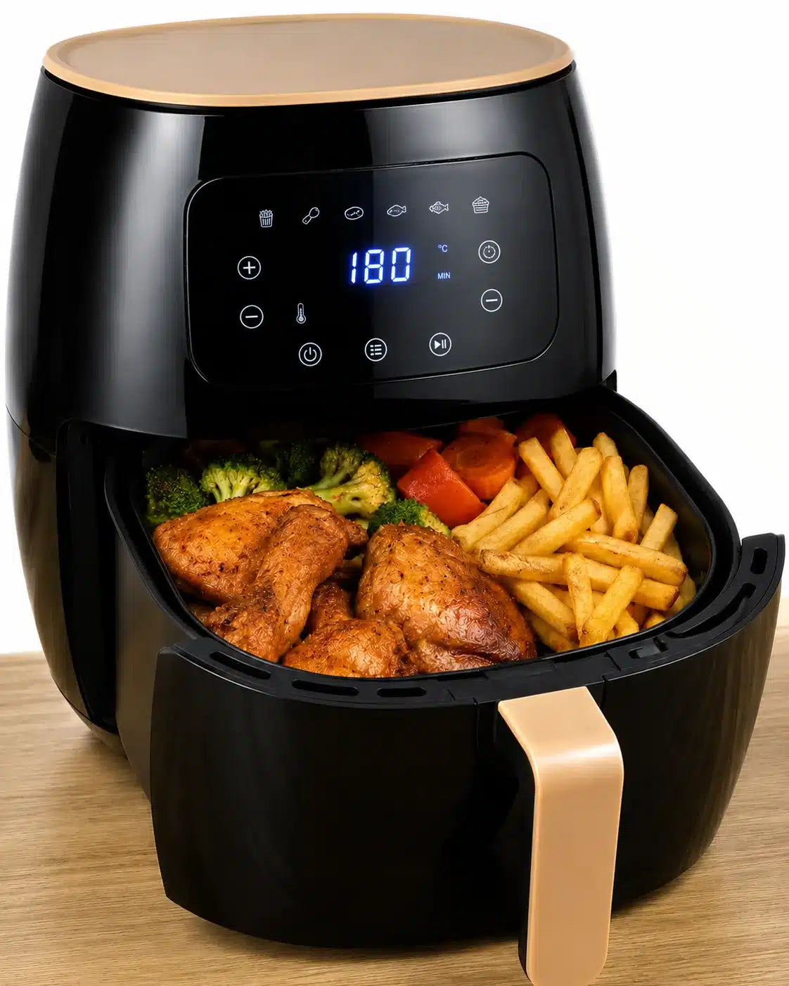 FREIDORA DE AIRE 6L DISPLAY LED 1800W