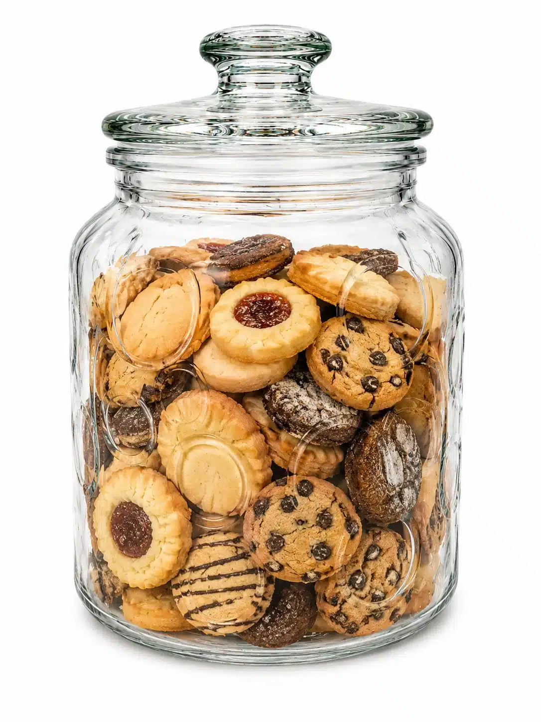 Frasco de Galletas - Vidrio 2000 ML  Tapa Hermética