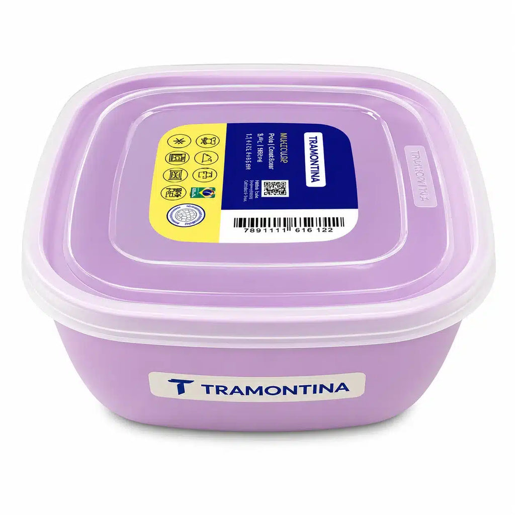 Tupper Tramontina 600 Ml 13.4 X 13.4 X 6.8 CM