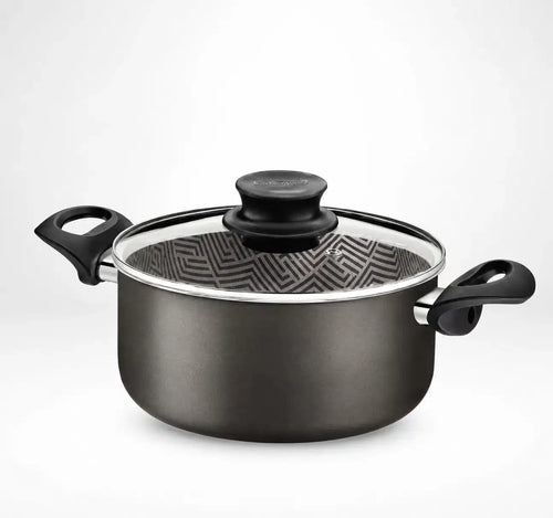 Cacerola París Negra 18 cm con Asas Tramontina