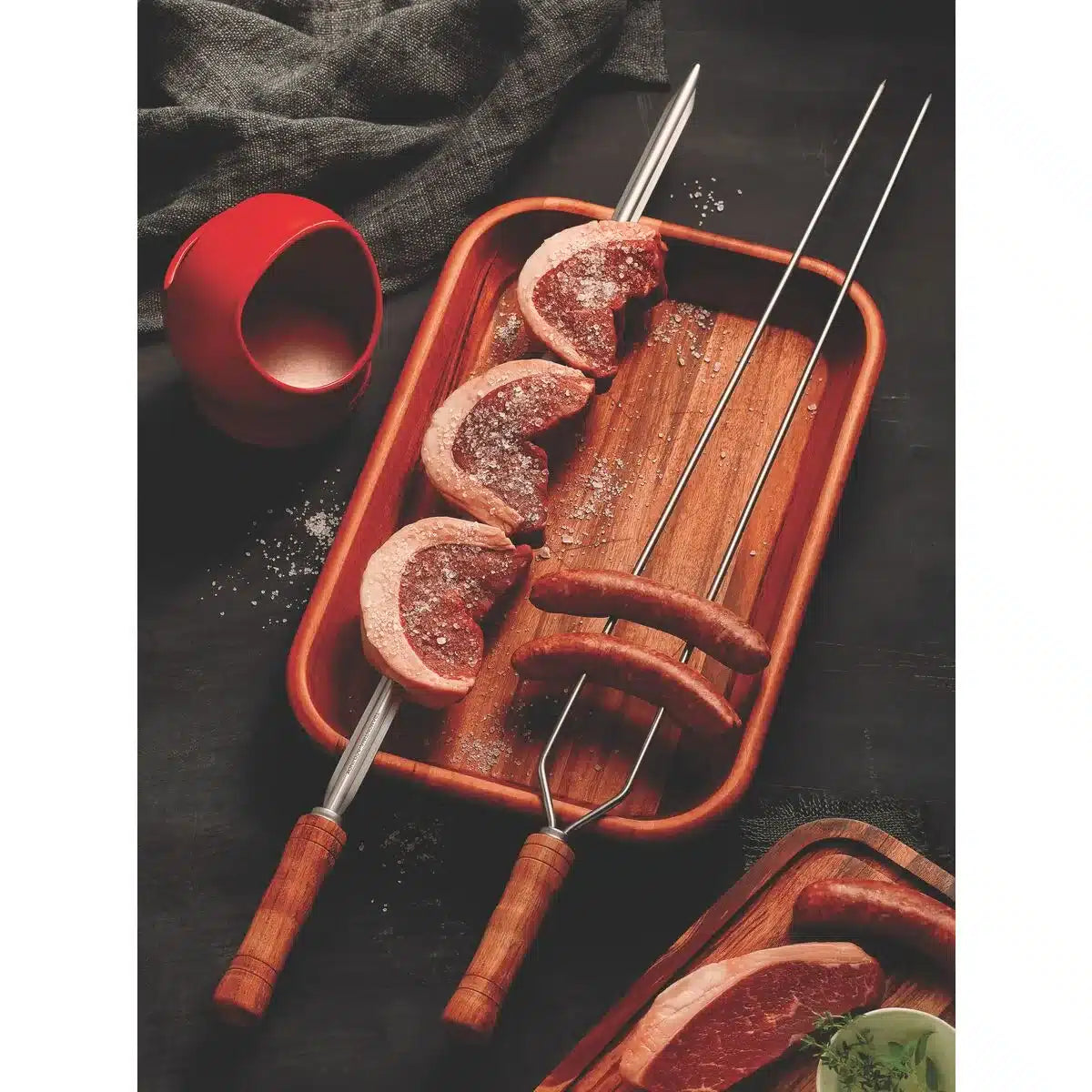 PINCHO DOBLE PARA CHORIZO 65 CM TRAMONTINA
