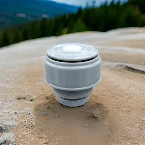 TAPÓN MEDIANO GRIS CON BLANCO (TRC75)