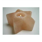 Porta velas de sal corazón / estrella 13cm