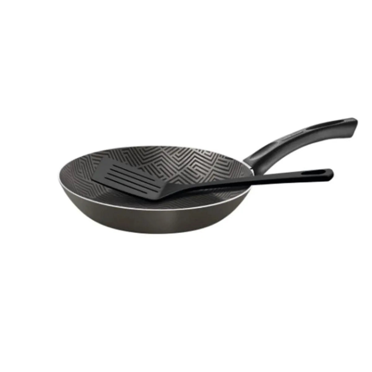 SARTÉN 22 CM C/ESPATULA NEGRO PARIS TRAMONTINA
