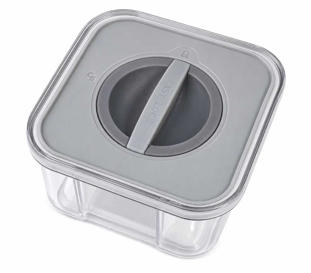 SET DE FRASCOS X 6 ACRILÍCO TAPA PRESIÓN
