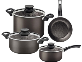 JUEGO DE BATERÍA DE COCINA 7 PCS PARIS